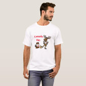 Canada Day Beaver en Moose T-Shirt (Voorkant volledig)