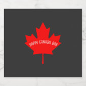 Canada Day Bier Etiket (Enkel label)