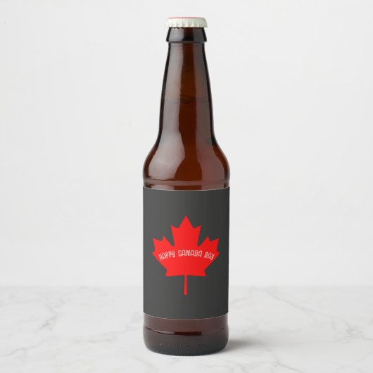 Canada Day Bier Etiket (Voorkant)