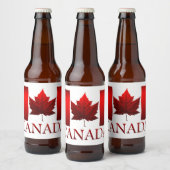 Canada Day Bier Labels Custom Canada Liquor Bottle Bier Etiket (Flessen)