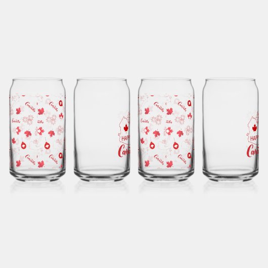 Canada Day Blikvorm Glas (Rechts)