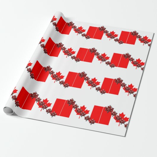 CANADA DAY CADEAUPAPIER (Uitgerold)