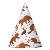 Canada Day Canadese dieren Feesthoedjes (Links)