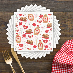 Canada Day Canadian Maple Syrup Servet