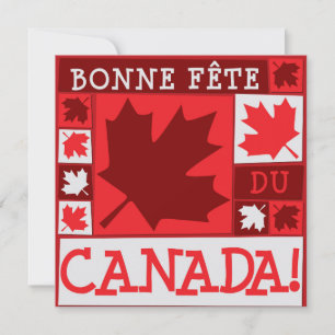 Canada Day Esdoornblad Uitnodiging