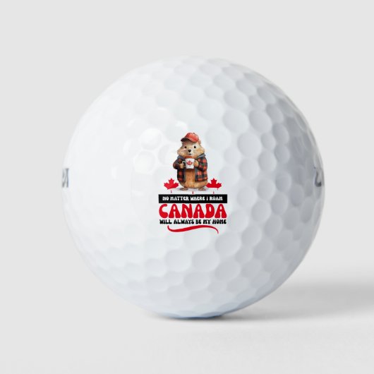 Canada Day Golfballen (Voorkant)