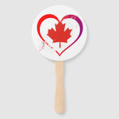Canada Day Hand Fans Handwaaier (Voorkant)