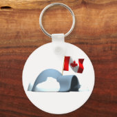 Canada Day Igloo Sleutelhanger (Voorkant)