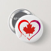 Canada Day Knop Ronde Button 5,7 Cm (Voorkant /achterkant)