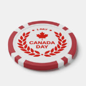 Canada Day krans poker chips (Enkel)