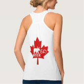 Canada Day Maple leaf Beer Eh? tanktop (Achterkant)