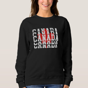Canada Day Maple Leaf Canadian Patriotic 1 juli Trui
