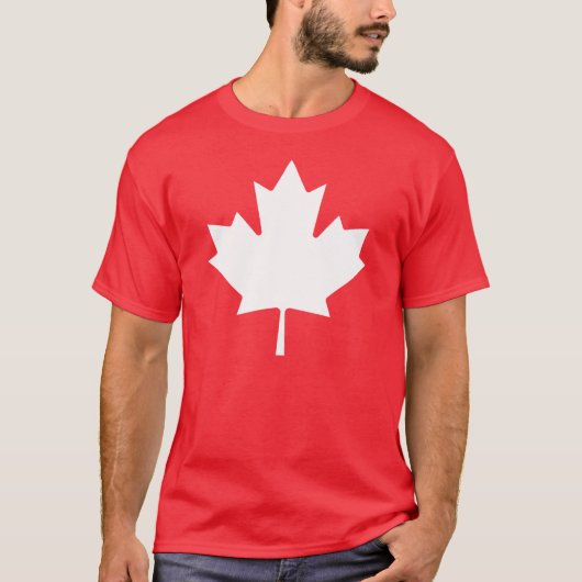 Canada Day Maple Leaf Patriotic Canadian Flag T-shirt (Voorkant)