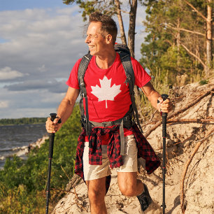 Canada Day Maple Leaf Patriotic Canadian Flag T-shirt