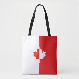 Canada Day Maple Leaf Rood & Wit Draagtas