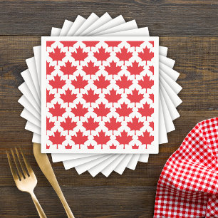 Canada Day Maple Leaf Servet