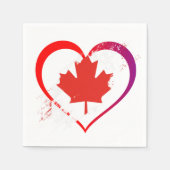 Canada Day Paper Napkins Servet (Voorkant)