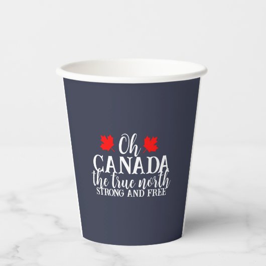 Canada Day Papieren Bekers (Voorkant)