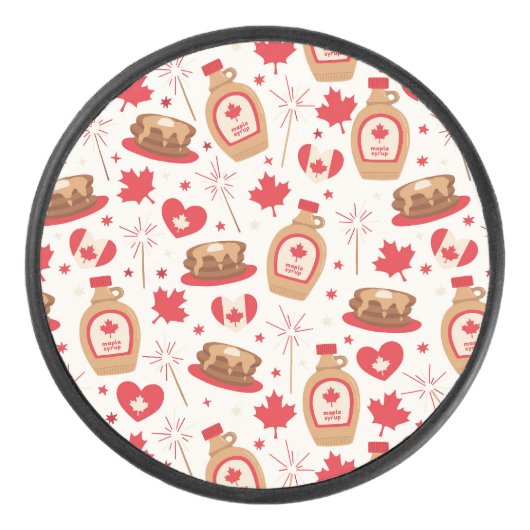 Canada Day Party Hockey Puck (Voorkant)