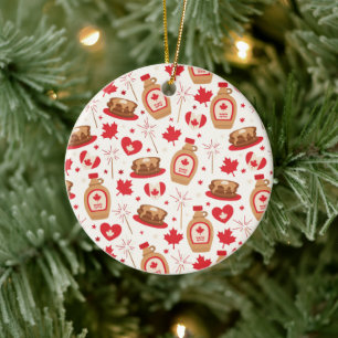 Canada Day Party Ornament