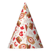 Canada Day Party Pet Feesthoedjes (Achterkant)