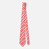 Canada Day Red Maple Leaf Pattern Canadese vlag Stropdas (Voorkant)