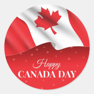 Canada Day Square Sticker