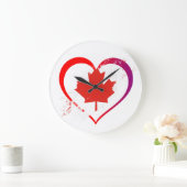 Canada Day Wall klok (Huis)