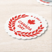 Canada Day Wreated Onderzetters (Gekanteld)