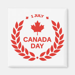 Canada Day Wreath Magnet Magneet
