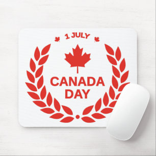 Canada Day Wreath Mousepad Muismat