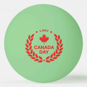 Canada Day Wreath Ping Pong Balls Pingpongballen