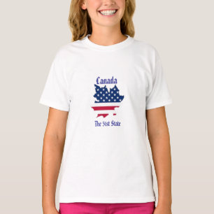 Canada de 51ste staat t-shirt