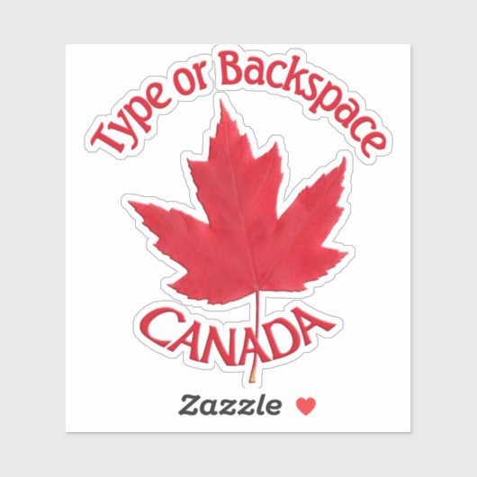 Canada Decals Personaliseert Cool Canada Window De Sticker (Vel)