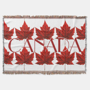 Canada Deken Canada Esdoornblad Souvenir Worp