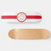 Canada depuis 1867 (blanc) Skateboard (Horz)