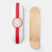 Canada depuis 1867 (blanc) Skateboard (Recto)