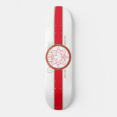 Canada depuis 1867 (blanc) Skateboard (Recto)