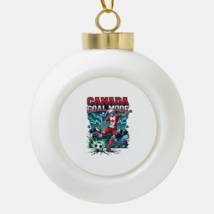 Canada Doel Modus Skelet Striker Naties Dynamisch  Keramische Bal Ornament