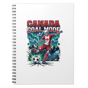 Canada Doel Modus Skelet Striker Naties Dynamisch Notitieboek