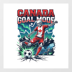 Canada Doel Modus Skelet Striker Naties Dynamisch Raamsticker