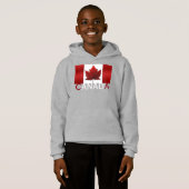 Canada Drapeau Sweat - shirt à capuche de l'enfant (Devant entier)