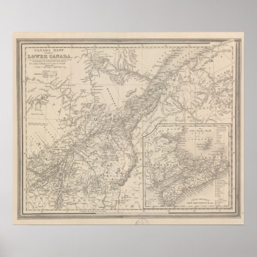 Canada East Lower Poster (Voorkant)