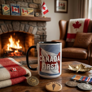 Canada eerst. Bericht van de Conservatieve Partij  Mok