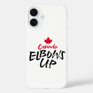 CANADA Elbows Up rode esdoorn is niet te koop in d iPhone 16 Hoesje