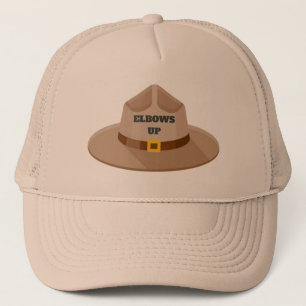 Canada, ellebogen omhoog, trucker pet