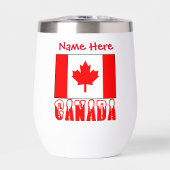 Canada en Canadese vlag Red Personalisatie