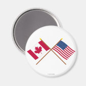 Canada en de Verenigde Staten van Amerika Magneet (Voorkant / Achterkant)