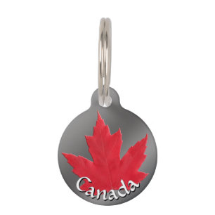 Canada Esdoornblad Hondenpenning Aangepaste Canada Huisdierpenning
