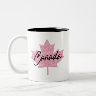 Canada Esdoornblad Tweekleurige Koffiemok